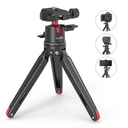 SmallRig Tabletop Mini Tripod w/Panoramic Ballhead BUT2664