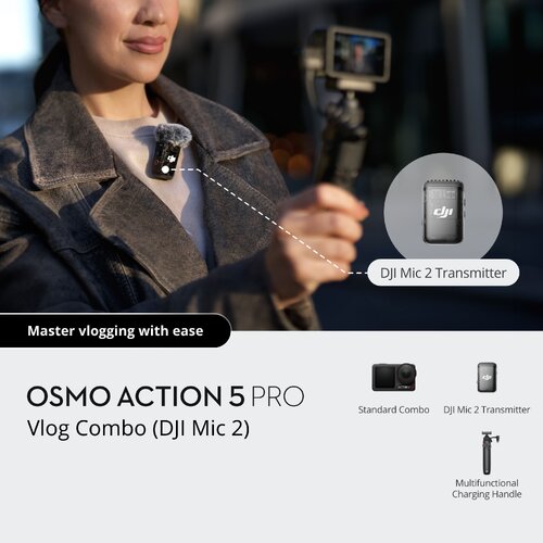 DJI Osmo Action 5 Pro Vlog Combo (DJI Mic 2)