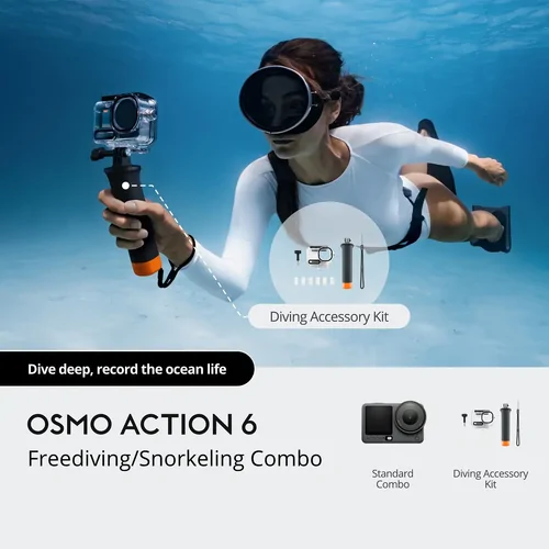 DJI Osmo Action 6 Freediving & Snorkling Combo