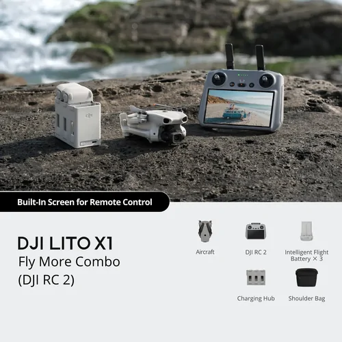 DJI Lito X1 Fly More Combo  (DJI RC 2)