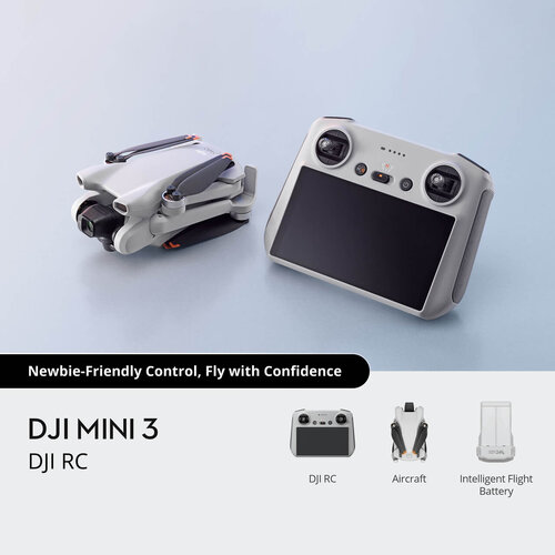 DJI Mini 3 (DJI RC) - New Display Unit (Unactivated) 12 month warranty