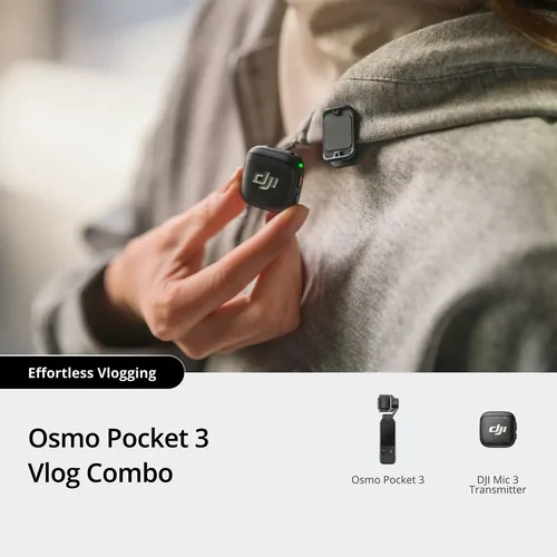 DJI Osmo Pocket 3 Vlog Combo (DJI Mic 3 Transmitter)