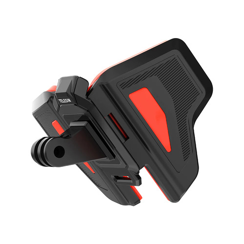 Telesin 2nd Generation Motorcycle Helmet Chin Mount - Orange