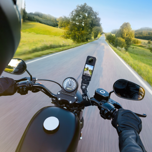 Insta360 Motorcycle Kit (Upgrade) With Action Invisible Selfie Stick
