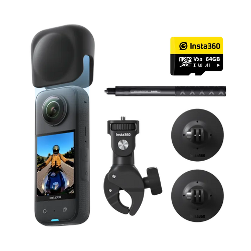 Insta360 One X3 360° Camera Motorcycle Bundle Kit