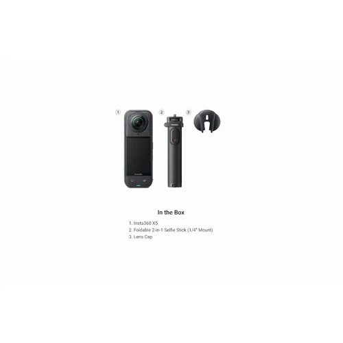 Insta360 X5 Foldable Selfie Stick Bundle
