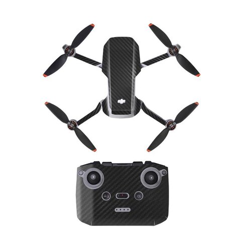 PVC Sticker for DJI MINI 2 (Black Carbon Fibre Pattern)