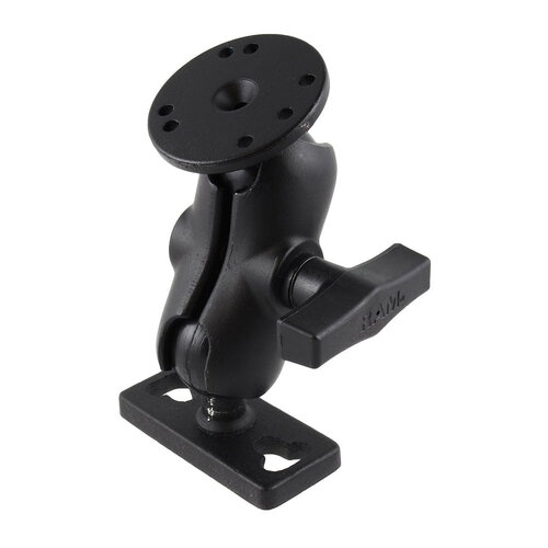 RAM Bosch Double Ball Mount with Round Plate