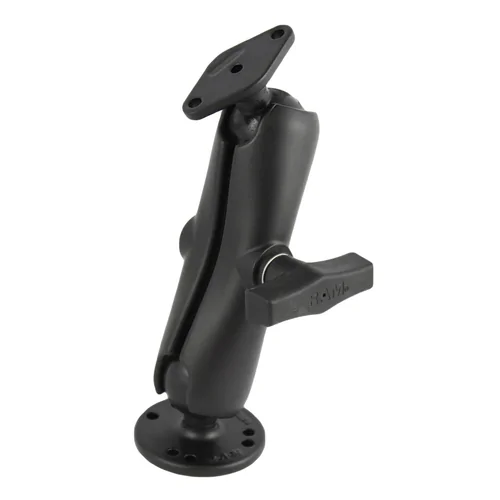 RAM Double Ball Mount with Diamond Plate Adapter - Medium