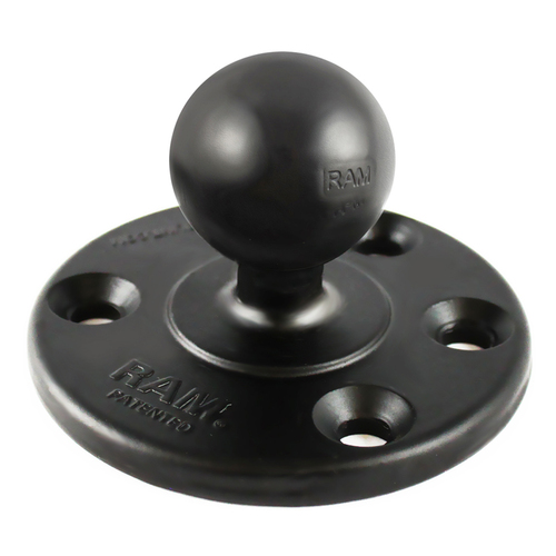 RAM Large Round Plate with Ball - C Size