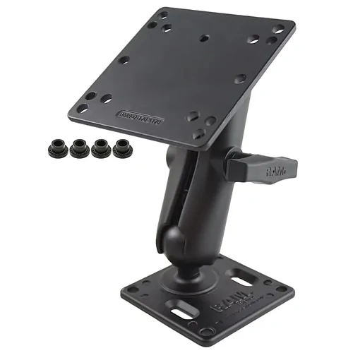 RAM Double Ball Mount with 75x75mm VESA Plate and 100x100mm VESA Plate