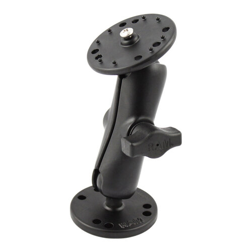RAM Drill-Down Double Ball Mount for Lowrance MB-7 Sonar