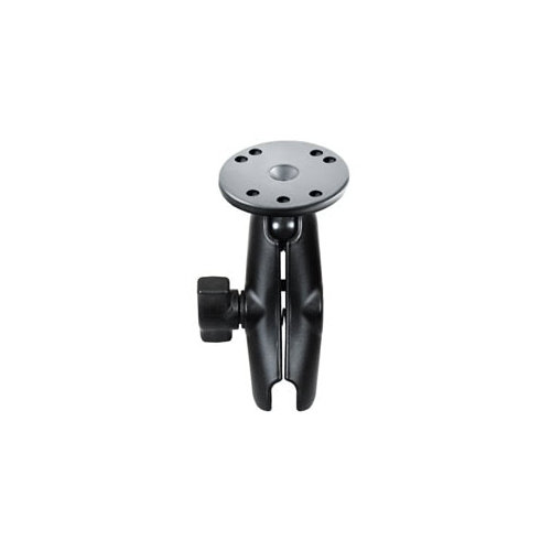 RAM Double Socket Arm with Round Plate - B Size Medium
