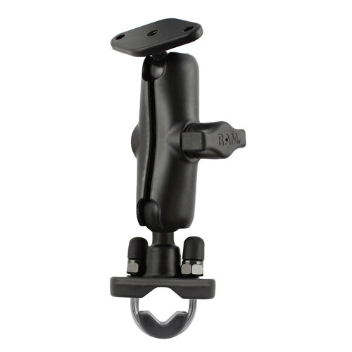 RAM Handlebar U-Bolt Double Ball Mount - B Size Medium Stainless Steel