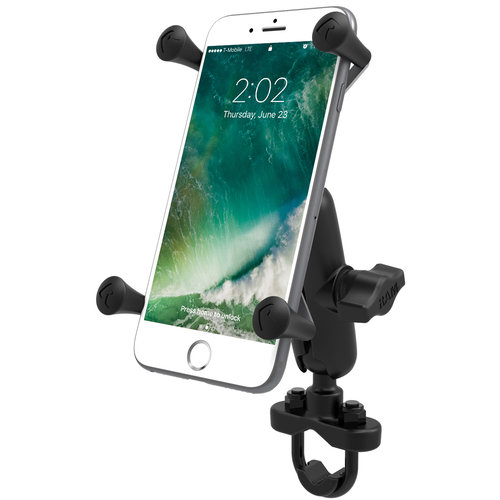 RAM X-Grip Large Phone Mount with Handlebar U-Bolt Base - Medium