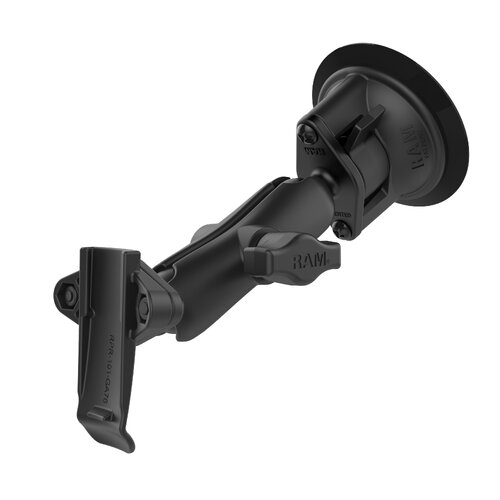 RAM Twist-Lock Suction Cup Mount with Garmin Spine Clip Holder