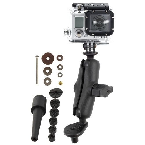 RAM Fork Stem Mount with Universal Action Camera Adapter