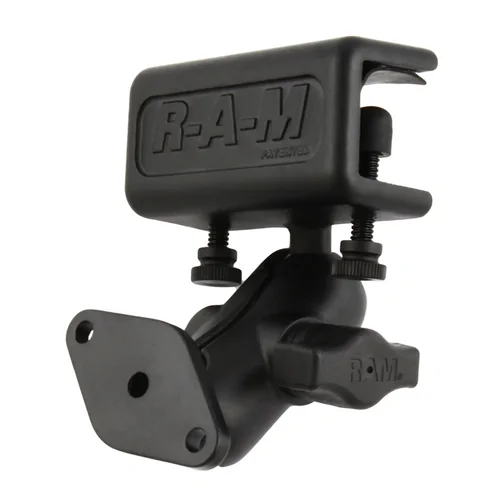 RAM Glare Shield Clamp Mount with Diamond Plate