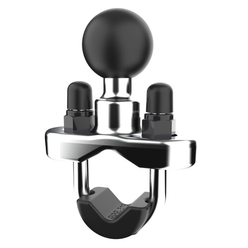 RAM Chrome Handlebar U-Bolt Base for Rails 0.5" to 1" in Diameter