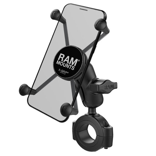 RAM X-Grip Large Phone Mount with Torque Large Rail Base - Short Arm