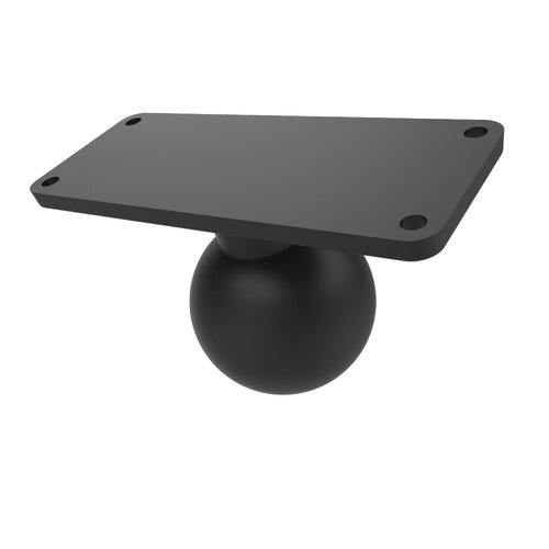 RAM Ball Base with 1.5" x 4.5" 4-Hole Pattern - D Size