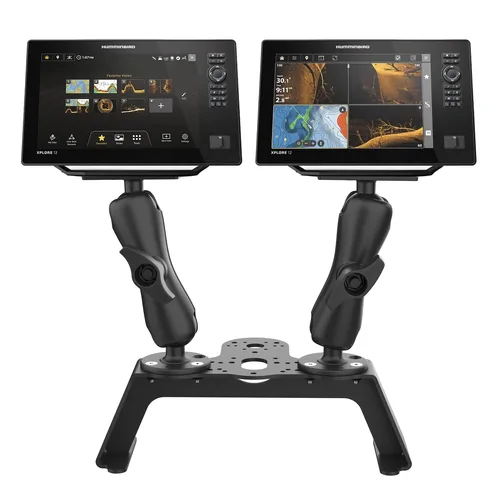 RAM Fishfinder Deck Kit with Dual Humminbird Helix 8-10 & XPLORE Mount