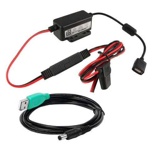 GDS Modular 10-30V Hardwire Charger with USB-A to DC Cable
