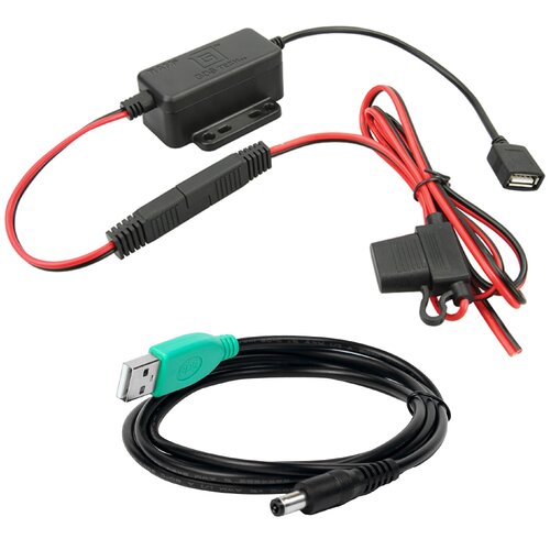 GDS Modular 30-64V Hardwire Charger with USB-A to DC Cable