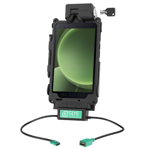 Locking GDS Tough-Dock + Single USB-A for Samsung Tab Active5 & 3