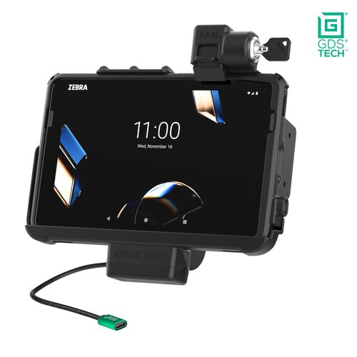 Locking GDS Powered Dock for Zebra ET401 & ET4x 10" with IntelliSkin