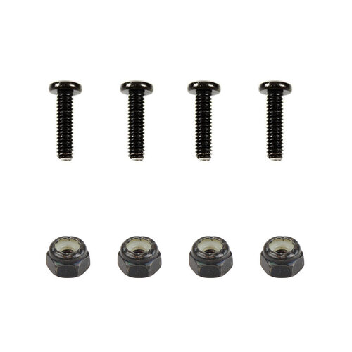 RAM Hardware Pack Four #8-32 x 5/8" Screws & Four Nylock Nuts