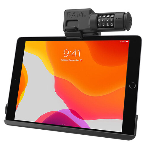 RAM EZ-Roll'r Combo Locking Holder for iPad 7th-9th Gen & Air 3