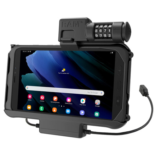 RAM Combo Locking Power + Data Dock for Samsung Tab Active5 & 3