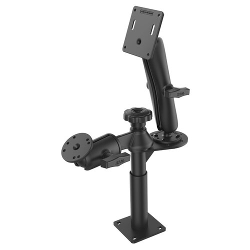 RAM Tele-Pole with 4” & 5” Poles and Double Ball 75x75mm VESA Mount