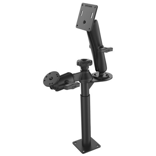 RAM Tele-Pole with 8” & 9” Poles and Double Ball 75x75mm VESA Mount