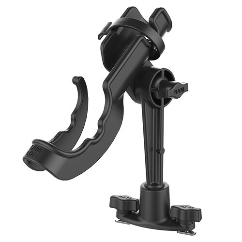 RAM ROD Fishing Rod Holder with Dual T-Bolt Track Base