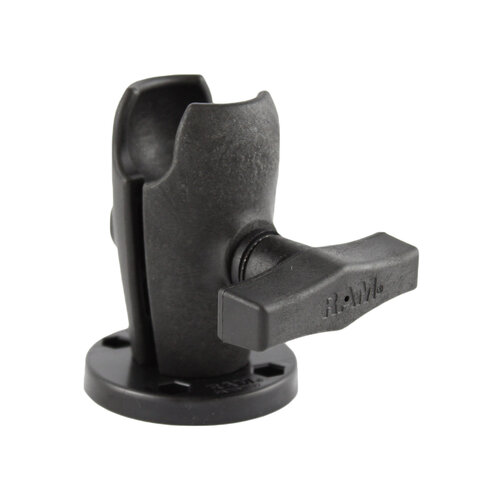 RAM Single Socket Arm with Round Plate