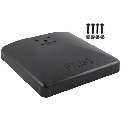 RAM Weighted Composite Square Platform Base with AMPS Hole Pattern