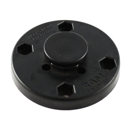 RAM Composite Octagon Button with Round Plate