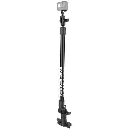 RAM Tough-Pole 24" Camera Mount with Single Pipe & Dual Track Base
