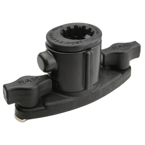 RAM Universal Adapt-A-Post Dual T-Bolt Track Base