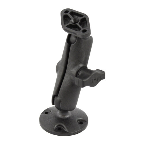 RAM Composite Drill-Down Mount with Diamond Plate - Medium