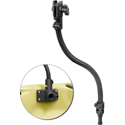 RAM Flex-Rod 18" Single Socket Arm with Spline Post