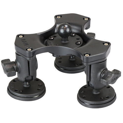 RAM® Triple Ball and Socket Magnetic Base with Ball