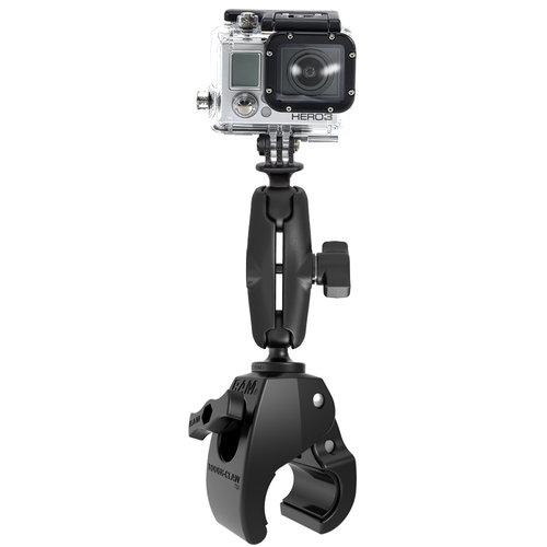 RAM Tough-Claw Medium Clamp Mount with Universal Action Camera Adapter