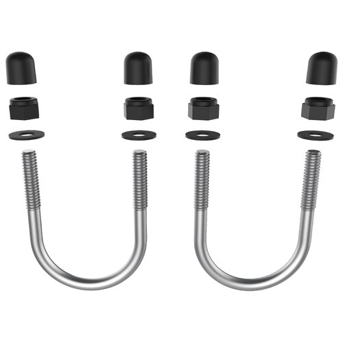 RAM U-Bolt Hardware for RAM Tough-Track 1.25" - 1.5" Rails
