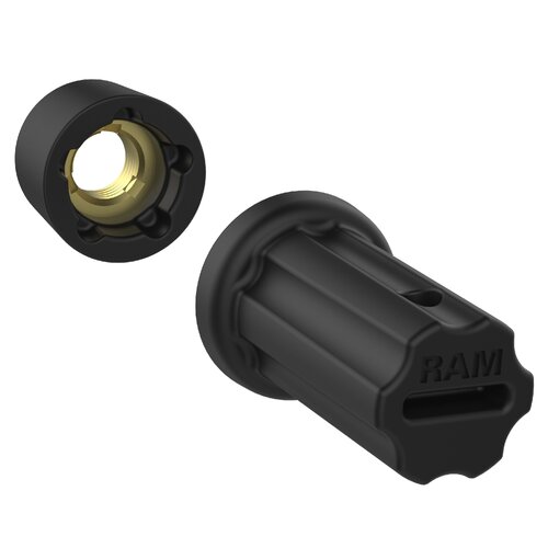 RAM Pin-Lock Security Nut for D & E Size Socket Arms