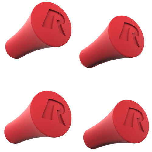 RAM X-Grip Replacement End Caps Red