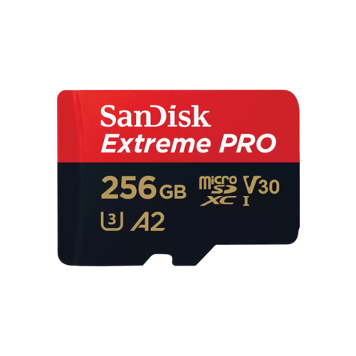 Sandisk Extreme Pro 256GB MicroSD Card (200MB/S Read, 140MB/S Write)