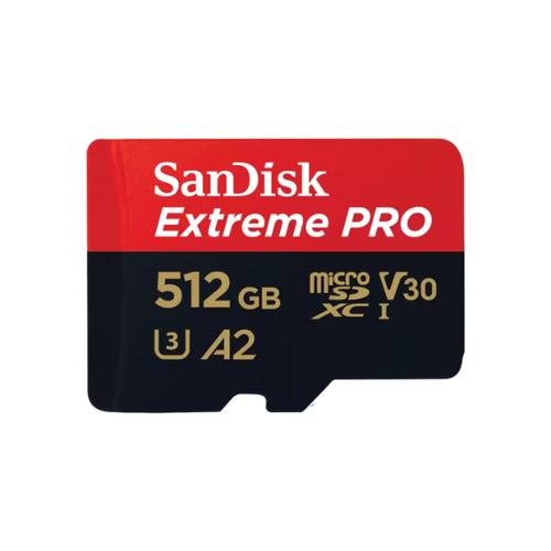 Sandisk Extreme Pro MicroSDXC 512GB 200MB/S Read, 140MB/S Write V30